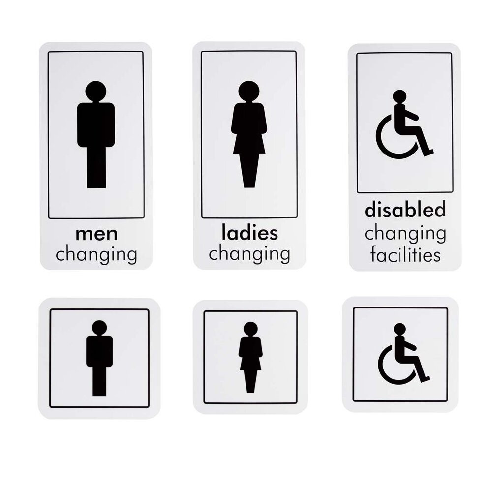 Product Image 1 - WC / CHANGING ROOM SIGNS