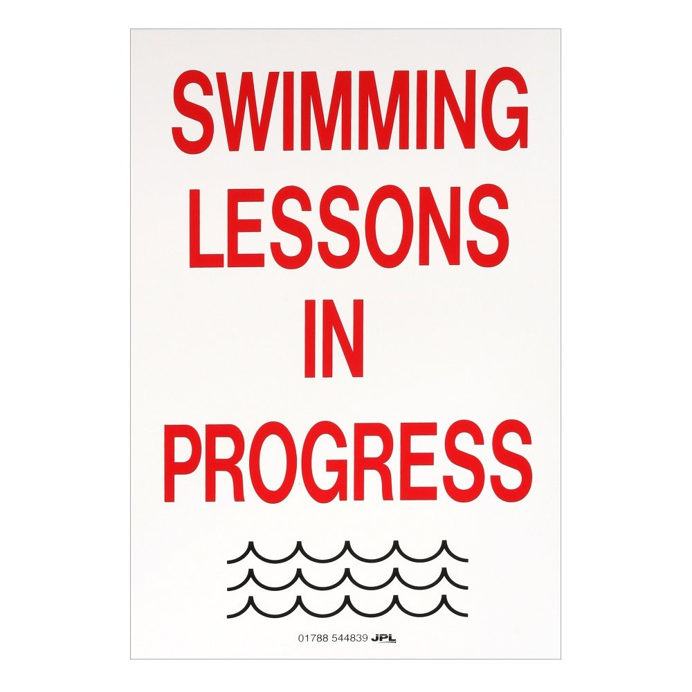 Product Image 1 - SWIMMING LESSONS IN PROGRESS SIGN