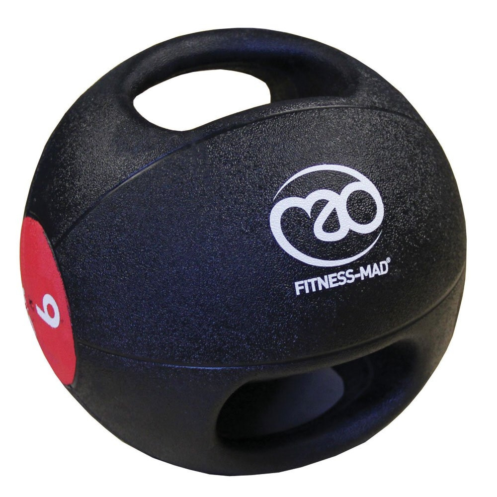 Product Image 1 - MAD RUBBER DOUBLE GRIP MEDICINE BALL (9kg)