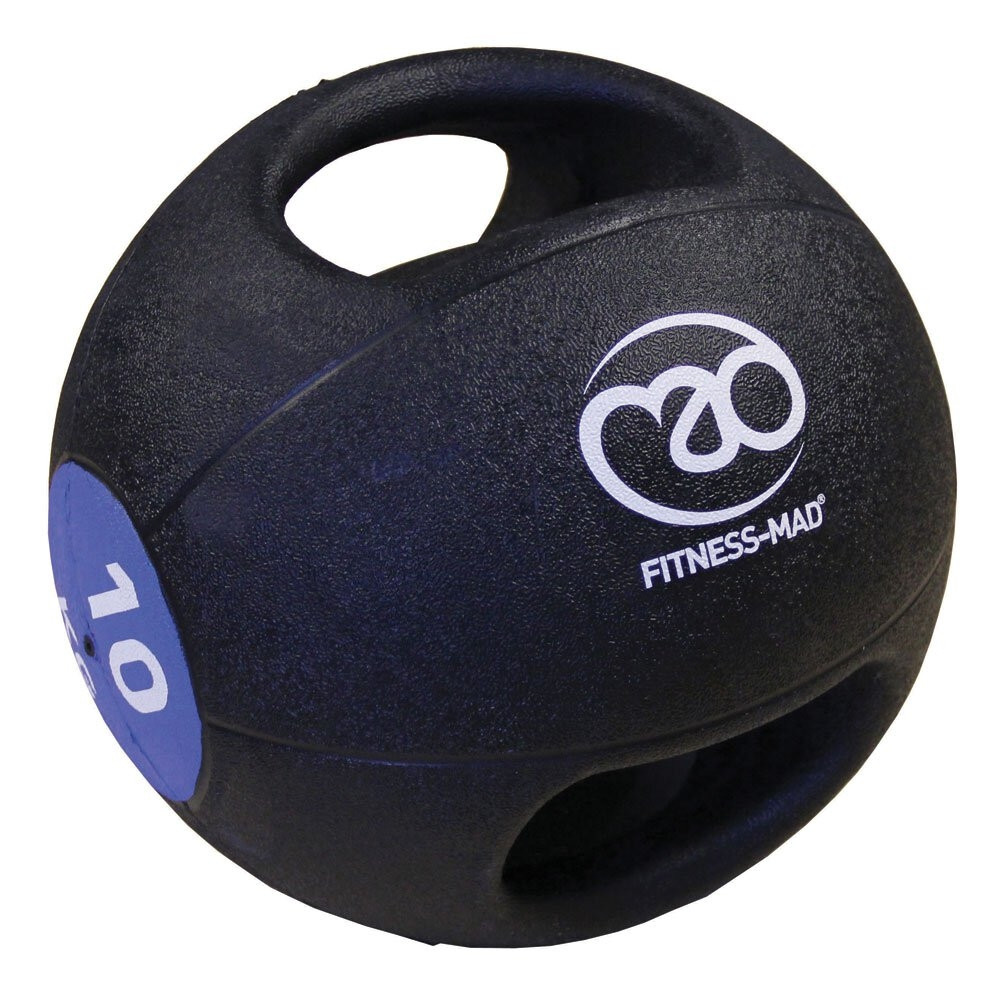 Product Image 1 - MAD RUBBER DOUBLE GRIP MEDICINE BALL (10kg)