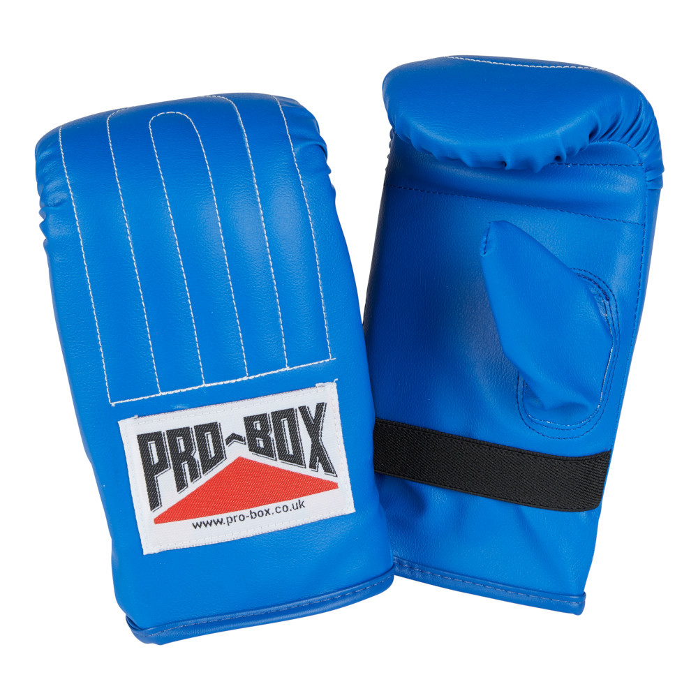 Product Image 1 - PRO-BOX PU CLUB PUNCHBAG MITTS - BLUE (SMALL)