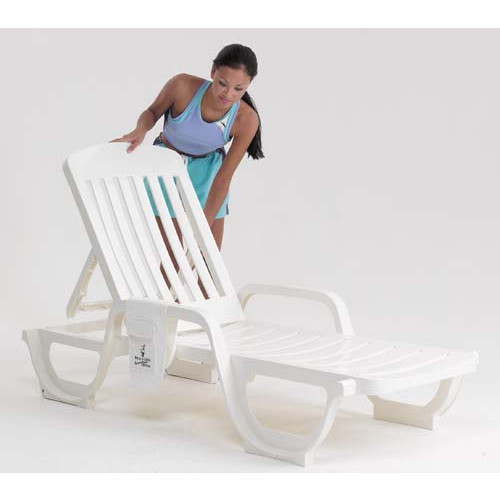 Product Image 1 - GROSFILLEX CONTRACT LOUNGER - WHITE