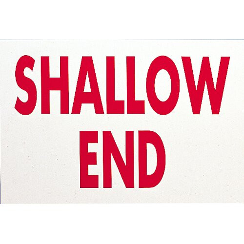 Product Image 1 - SHALLOW END SIGN
