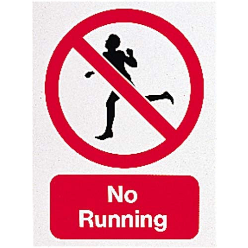Product Image 1 - NO RUNNING SIGN