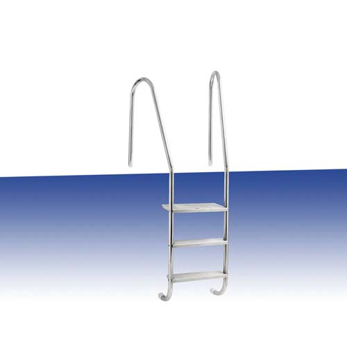 Product Image 1 - STANDARD POOL ACCESS LADDER - 3-TREAD ('A' 1024mm)