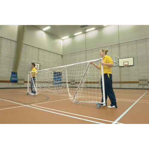 Product Image 2 - FIVE-A-SIDE WHEELAWAY FOOTBALL GOAL POSTS - STEEL FOLDING (3.6m x 1.2m)