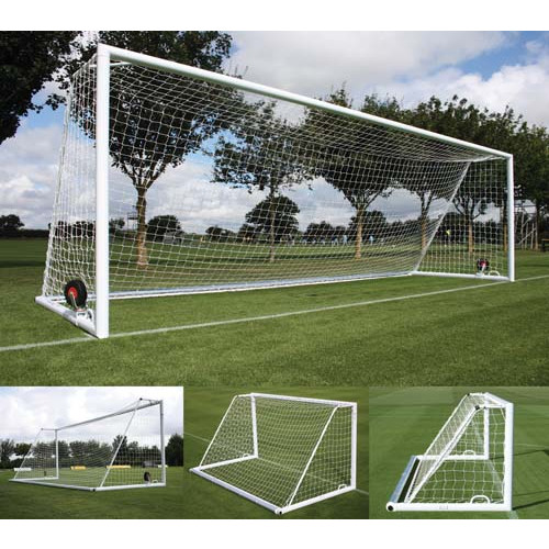 Product Image 1 - HARROD INTEGRAL WEIGHTED 9v9 FOOTBALL GOAL POSTS (4.88m x 2.13m)