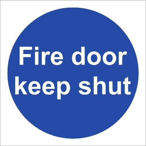 Product Image 1 - FIRE DOOR KEEP SHUT SIGN (100 x 100mm)
