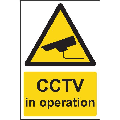 Product Image 1 - CCTV IN OPERATION SIGN (200 x 300mm)