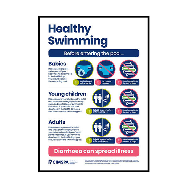 Product Image 1 - CIMSPA HEALTHY SWIMMING POSTER - RED