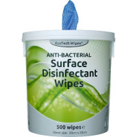 SURFACE DISINFECTANT WIPES 500 - QUAT FREE