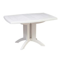 GROSFILLEX VEGA TABLE - WHITE (118 x 77cm)