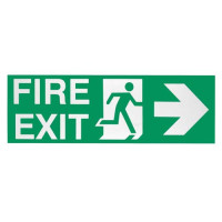 FIRE EXIT SIGN - RIGHT