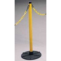 STANDARD POST AND BASE - YELLOW POST