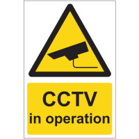 CCTV IN OPERATION SIGN (200 x 300mm)